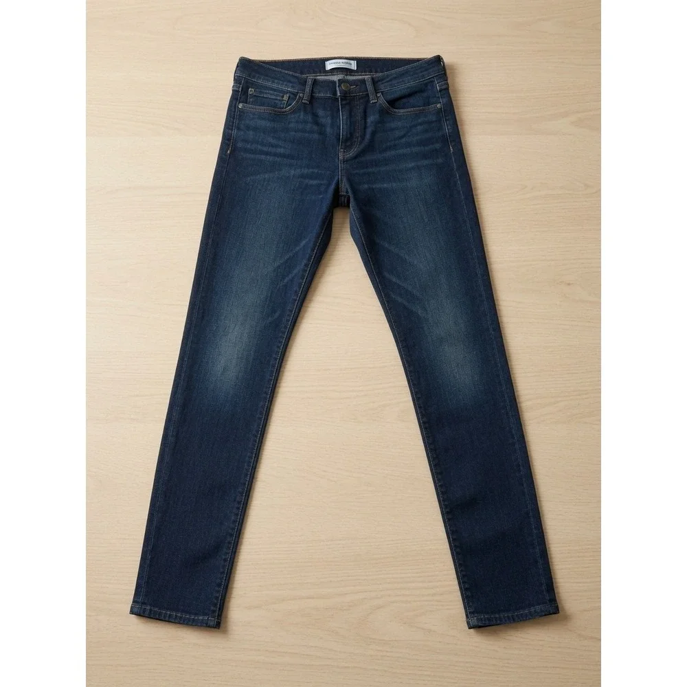 Banana Republic Premium Denim Gothenburg Skinny Jeans Womens 27 Washed Indigo